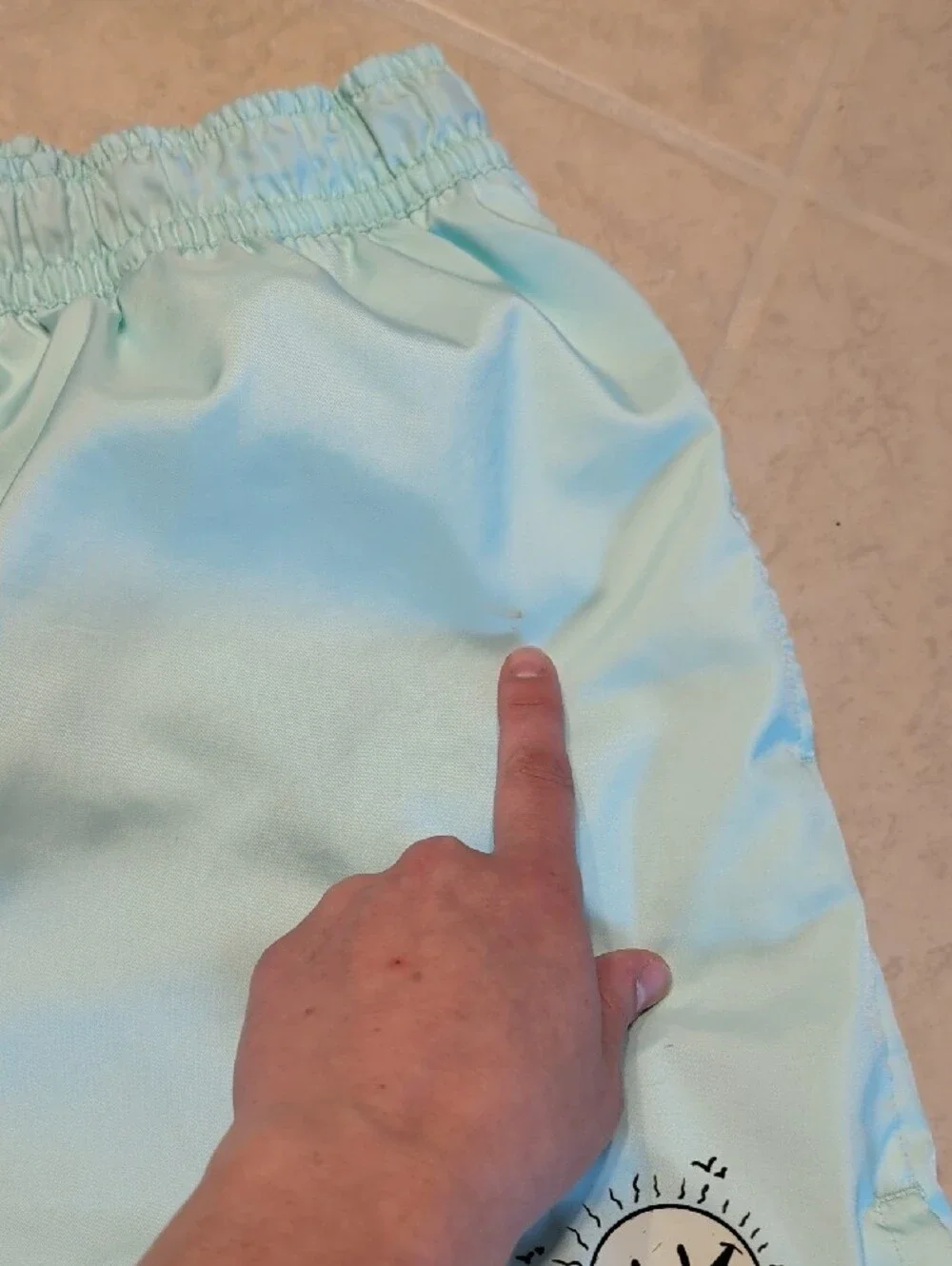 Nike Light Aqua Sun Club Swim Shorts